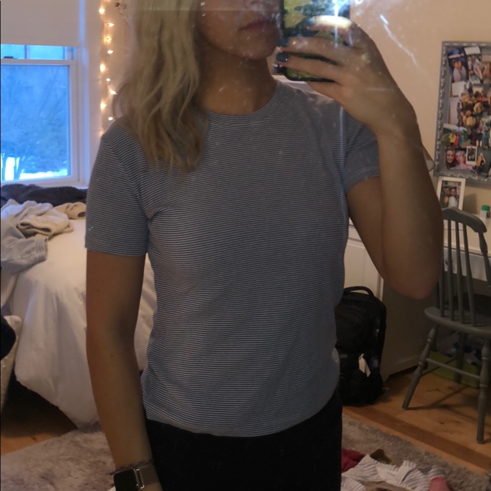 Blue & White Stripped PacSun T-Shirt